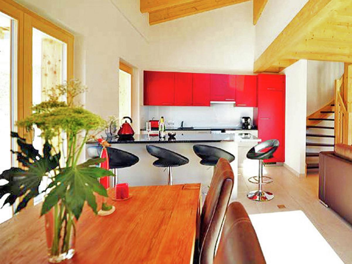 Mountain-View Chalet In Heremence With Terrace Eksteriør billede